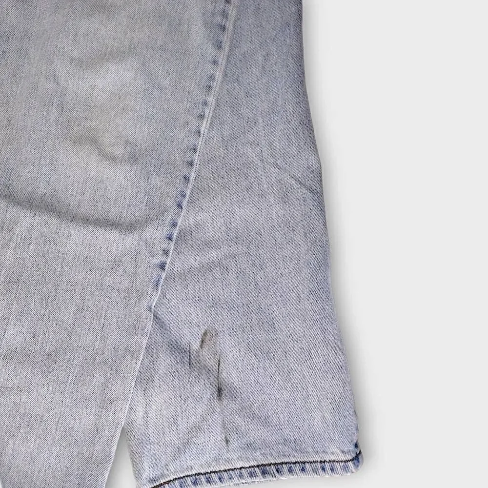 Levis 550 Mens Jeans Sz 34/34  Washed Faded Tapered Leg Relaxed Fit Blue‎ Denim